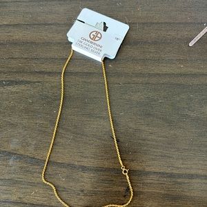 18k gold over sterling silver necklace 16 inch